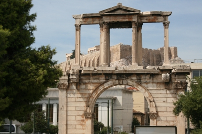 Athen: Parthenon und Hadrians Bogen