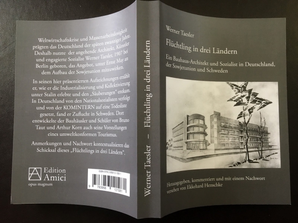 Neuerscheinung: Werner Taesler. Flüchtling in drei Ländern